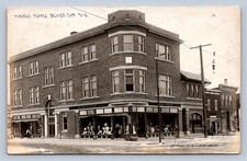 J90/ Beaver Dam Wisconsin RPPC Postcard c1910 Masonic Temple Store 315 picture