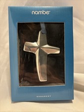 NEW Nambe Nambe 2010 Limited Edition TAOS CROSS Christmas Ornament MT0232 picture