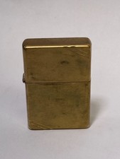Zippo Vintage Gold Tone Brass Finish Lighter K 21 2021 USA Open Box picture