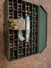 VINTAGE LAUNDRY PINS IN STEEL BOX APPROX 370 PC PERFECT CONDITION STAMPED picture