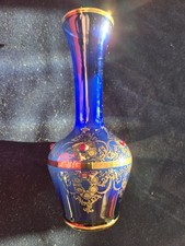 Bohemian Cobalt Blue Czech 8