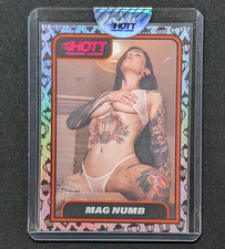 Hott Trading Cards - #28 Mag Numb Silver Foil Black Lanterns /100 picture