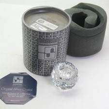 Swarovski Lead crystal candle holder W/ Box Un-used picture