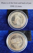 American Prospector Silver Club Casino Sparks Nevada .999 Silver $7 Gaming Token picture