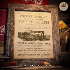 Vintage Railroad Train Advertising Poster Art Print Railway Art Wall Decor Gift picture
