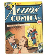 Action Comics #24 May 1940 Early Superman Cover picture