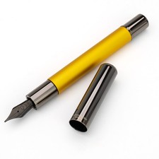 Monteverde USA Ritma Fountain Pen in Mimosa - 1.1mm Stub Nib - NEW in Box picture