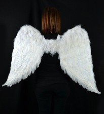 Touch of Nature Adult White Angel Wings with Elastic Straps 43 x 27 Inch picture