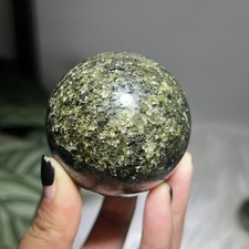 310g Natural Olivine Sphere Crystal Mineral Healing picture