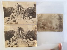 photo albumin cave Notre Dame De Lourdes in CHAROLLES MONTCEAU LES MINES 1887 picture