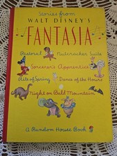 Walt Disney's Fantasia Book Copyright 1940/Intact Strong Binding Very Good/Read picture
