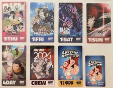ANIME NYC 2026 9TH YEAR~LOT OF 8-BADGES *SUPER RARE* BRAND NEW picture