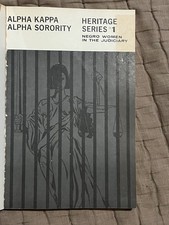 Alpha kappa Alpha Bound Softcover Book of Heritage Series #1- 5, 1969-72 picture