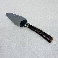 Vintage 1970s Amway Pie Cake Serving Knife Wood Handle 6.75” USA 7 picture