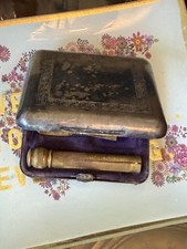 1922 Silver Plated Gillette Tuckaway *read picture