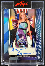 Heather Graham 2026 Leaf Metal Independence Day Autograph Card # 3/3  Auto picture