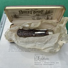 RARE  Remington 1982 R1123 Bullet Knife w/ Dealer Papers Display Box 1st Year picture