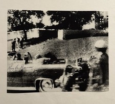 MARY ANN MOORMAN HAND SIGNED 8x10 PHOTO JFK ASSASSINATION AUTOGRAPHED RARE COA picture