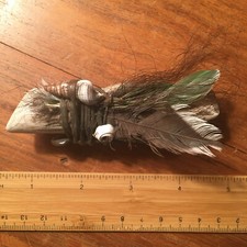 1940s -50’s Zuni Carved Antler Fetish of mountian lion by iconic Teddy Weahkee picture