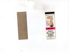 Vintage Matchcover Tropical Bar & Grill New York City Pinup picture