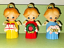 Capri Creations Japan Set of 3 Vintage Angel Figurines/Ornaments. picture