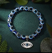 Buy 2 Get 1 Free Evil Eye Bracelet Set Turkish Lucky Charm Bracelet Protection picture
