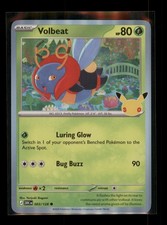 Volbeat 003/128 Holo Common ME: 30th Celebration Pokemon Near Mint picture