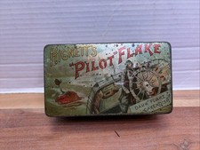 1910's Vintage Hignett's Pilot Flake Dark Flake Tobacco Tin Cavendish picture