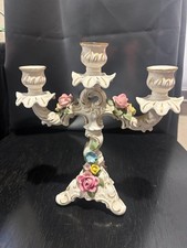 Antique Dresden Porcelain Candelabra picture