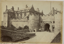 James Valentine, Scotland, The Palace, Stirling Castle Vintage Albumen Print, Scot picture