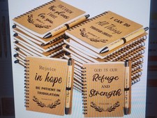 Christian Prayer Journals With Pens 10 Different Verses 1 For Ea Verse Nice Gift picture