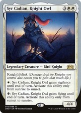 Syr Cadian, Knight Owl [Unsanctioned] Magic MTG picture