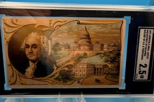 1892 Arbuckle Bros. Coffee #40 George Washington District of Columbia SGC 2.5 picture