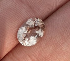 5 ct Aesthetic Natural White Topaz Clear  Gemstone - Cushion Cut picture