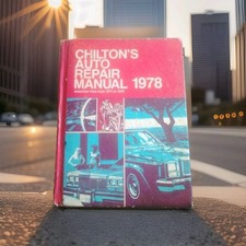 Vintage Chilton's Auto Repair Manual 1978 American Car's From 1971 To 1978 picture