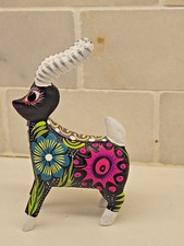 Purple Impala Gazelle Antelope Oaxaca, Mexico Rainbow Alebrije Carved Animal picture