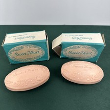 Sweet Heart Beauty Soap 2 Bars Original Box Vintage 1950s 1960s NOS picture