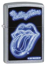 Zippo Rolling Stone Purple Tongue Street Chrome 29581 picture