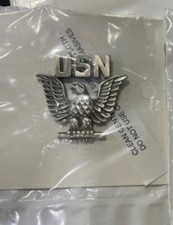 Qty 3-USN US Navy  E1 to E6 Enlisted personn Hat Badge Military Insignia Pin picture