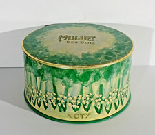 Vintage Coty MUGUET DES BOIS Perfumed Dusting Powder 5.25 oz Sealed Please Read picture