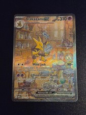 Alakazam ex 201/165 Holo Special Illustration Rare 151 Pokemon NM picture
