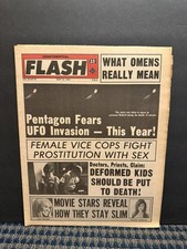 1974 Sept. 10th Confidential Flash Newspaper, UFO Invasion  (VRN10B picture