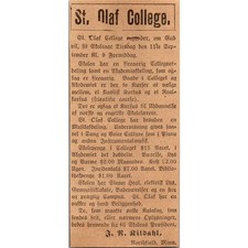 St. Olaf College J. N. Kildahl Northfield MN 1906 MN Norwegian Clipping SAK1-M4 picture
