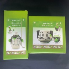 Pokemon Cafe  Poltchageist Sinistcha Tea bowl Tea container set Cafe Chades NEW picture