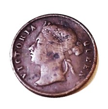 Victoria UK 1 Cent Old Coin 9g 28mm Antique Collectible Rare Coin picture