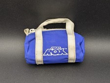 Sunkist Fruit Rox Snacks 1990’s Snack Mail Away Blue & White Duffle Bag Keychain picture