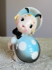Vintage NORTHERN IMPORTS Blue Ladybug SINGLE Salt or Pepper Shaker JAPAN KITSCH picture