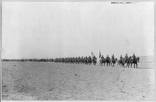 Photo:U.S. Cavalry on the March 1900s Desert March Long Column picture
