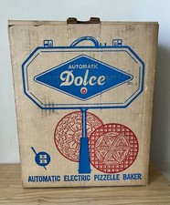 Dolce Automatic Electric Pizzelle Baker Model 300-EP Vintage 1960's Works picture