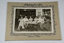 Vintage Sloppy Joe's Bar Souvenir B&W Photograph Havana Cuba Restaurant MCM picture